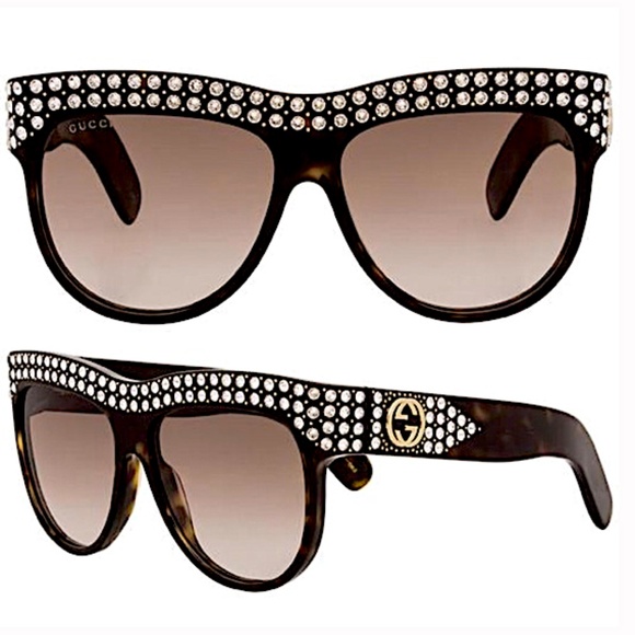 Gucci Havana Hollywood Forever Gg0147s SunglassesBrand new! 100% Authentic guara main image 10